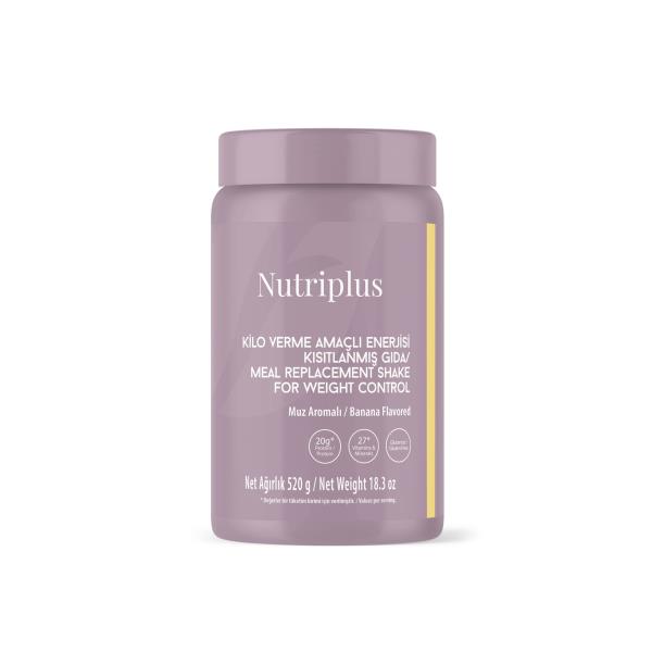 Nutriplus Koktejl pro hubnutí s banánovou příchutí 520 g