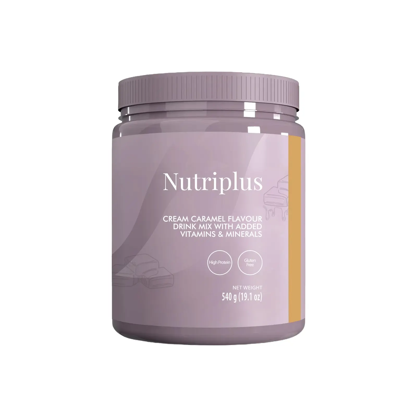 Nutriplus koktejl karamel 540g