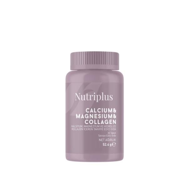 Nutriplus Vápník, hořčík a kolagen 30 tablet