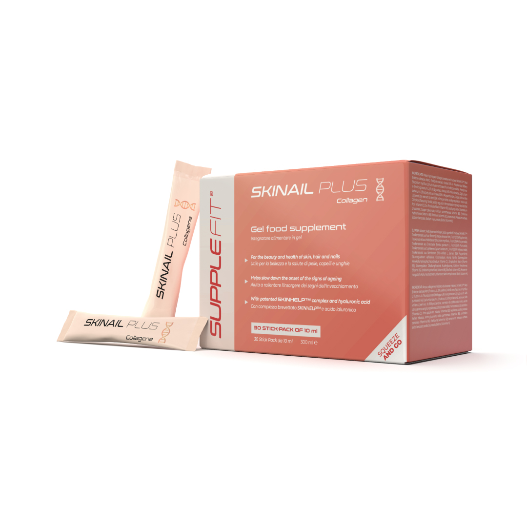 SKINAIL PLUS | Gelový doplněk stravy pro krásnější pleť, vlasy a nehty 300 ml