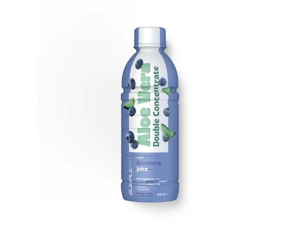 Supplefit | Aloe vera Borůvka gel s dužinou koncentrát 91,8 % 675 ml